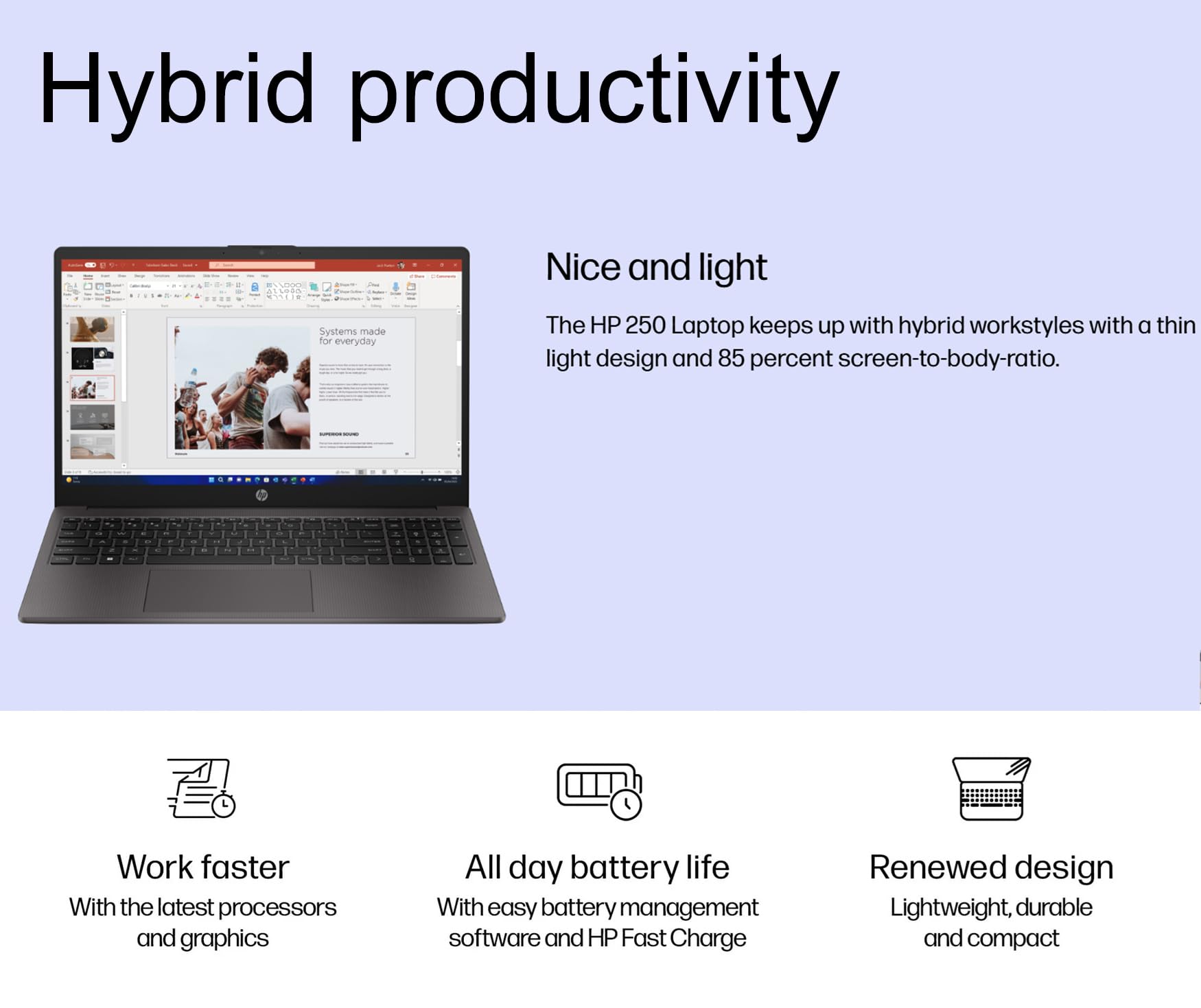 【レア白・美品】HP 250｜第10世代i5｜SSD｜DVD｜バッテリー超良好 Amazon.co.jp: HP 250 G10 ノートパソコン (15.6インチ FHD IPS