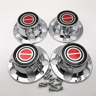 Forten Kingdom 4PCS Set 180mm Fit for F150 Bronco Van 1980-1996 Car Truck Custom Rim Wheel Hub Center Cap Cover Hubcap 201782RD