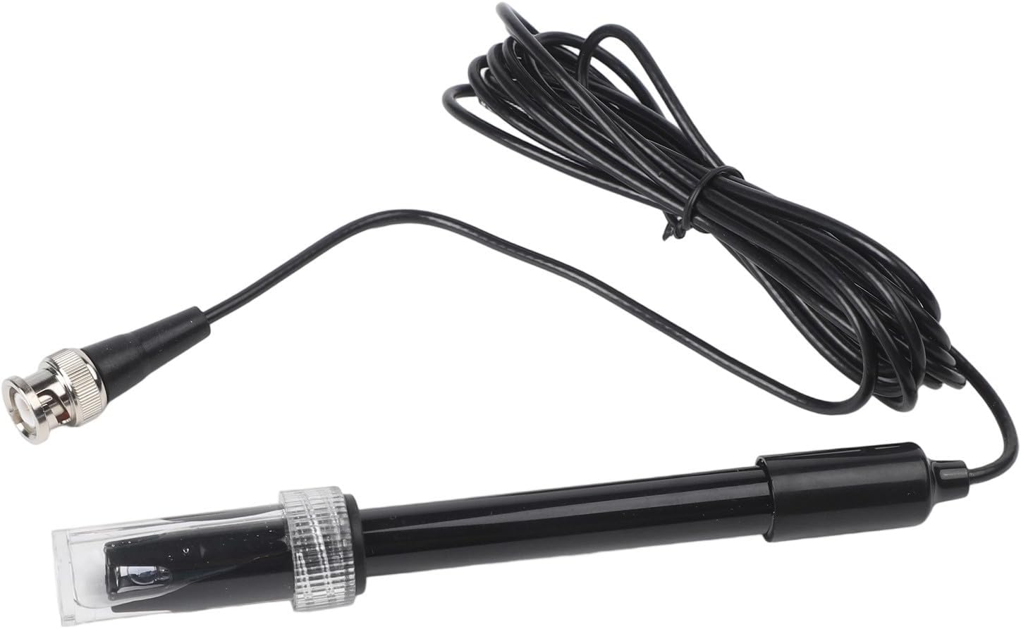 PH Replacement Electrode Probe for Aquarium Laboratory and Wastewater Testing with BNC Q9 Connector and Saturated KCl Solution, Conductivity (2.95m)