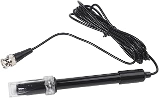 PH Replacement Electrode Probe with BNC Connector for Laboratory pH Measurement and Aquarium Water Testing, Compatible with Most pH Meters and Controllers for Wastewater (2.95m)