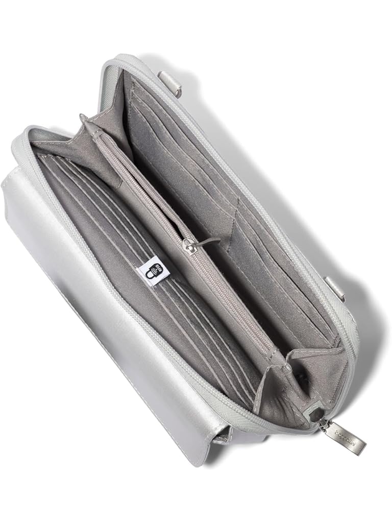 Silver Baggallini Rfid Phone Wallet Crossbody