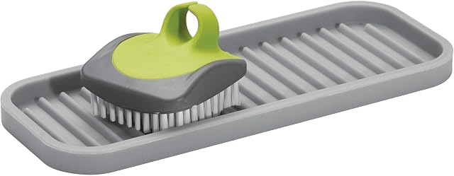 InterDesign Silicone Sink Tray, Grey
