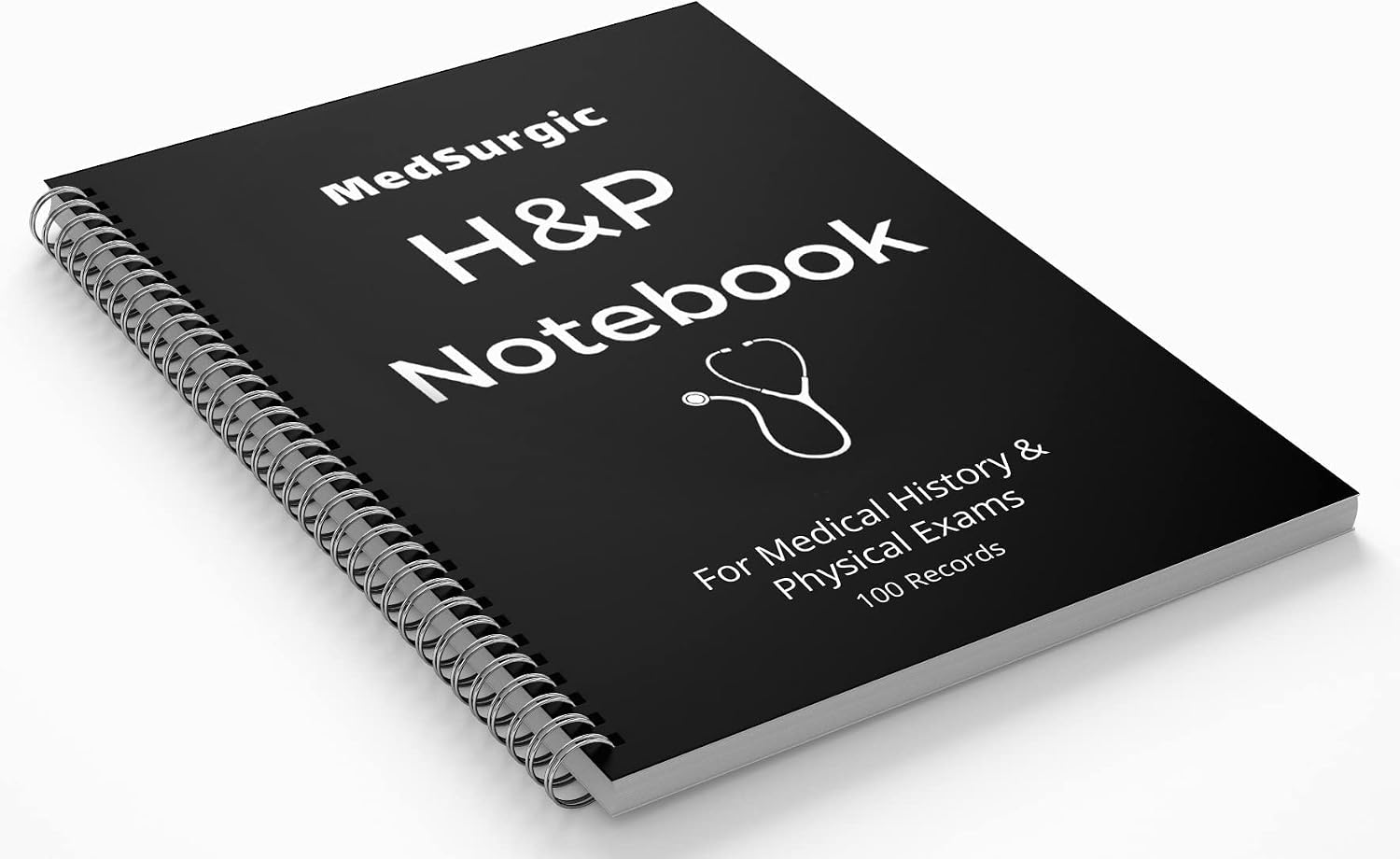 H&P Notebook, History and Physical Notepad for Students, Medical Practitioner, Nurses (Medical History and Physical Exam Notebook)- 100 Templates 8.5 x 6.5 Inches