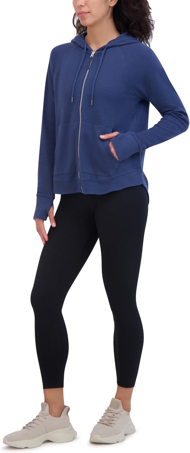 Sage Collective Women's Full Zip Hoodie – Buttery Soft Fabric, Drawstring Hood - Image 2