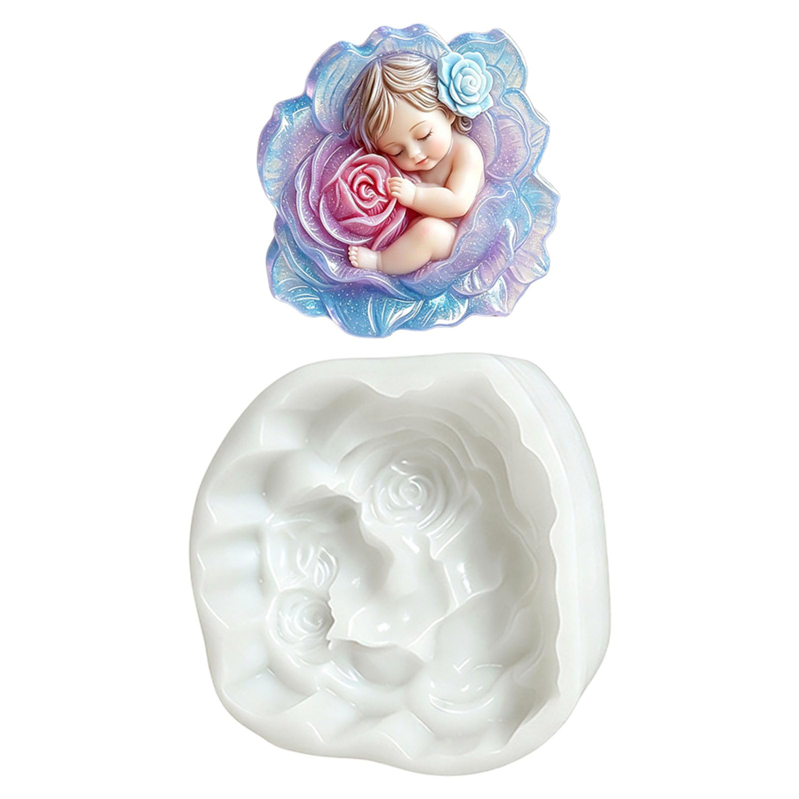 Kaeltsyn Sturdy Silicone Rose for Customes Aromatherapys and Artisanal Craft Soap and