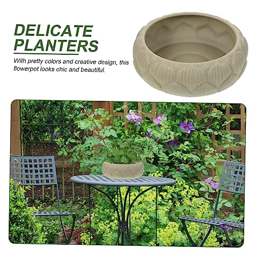 Pot de fleurs hydroponiques en céramique pour stopper l'excès d'eau