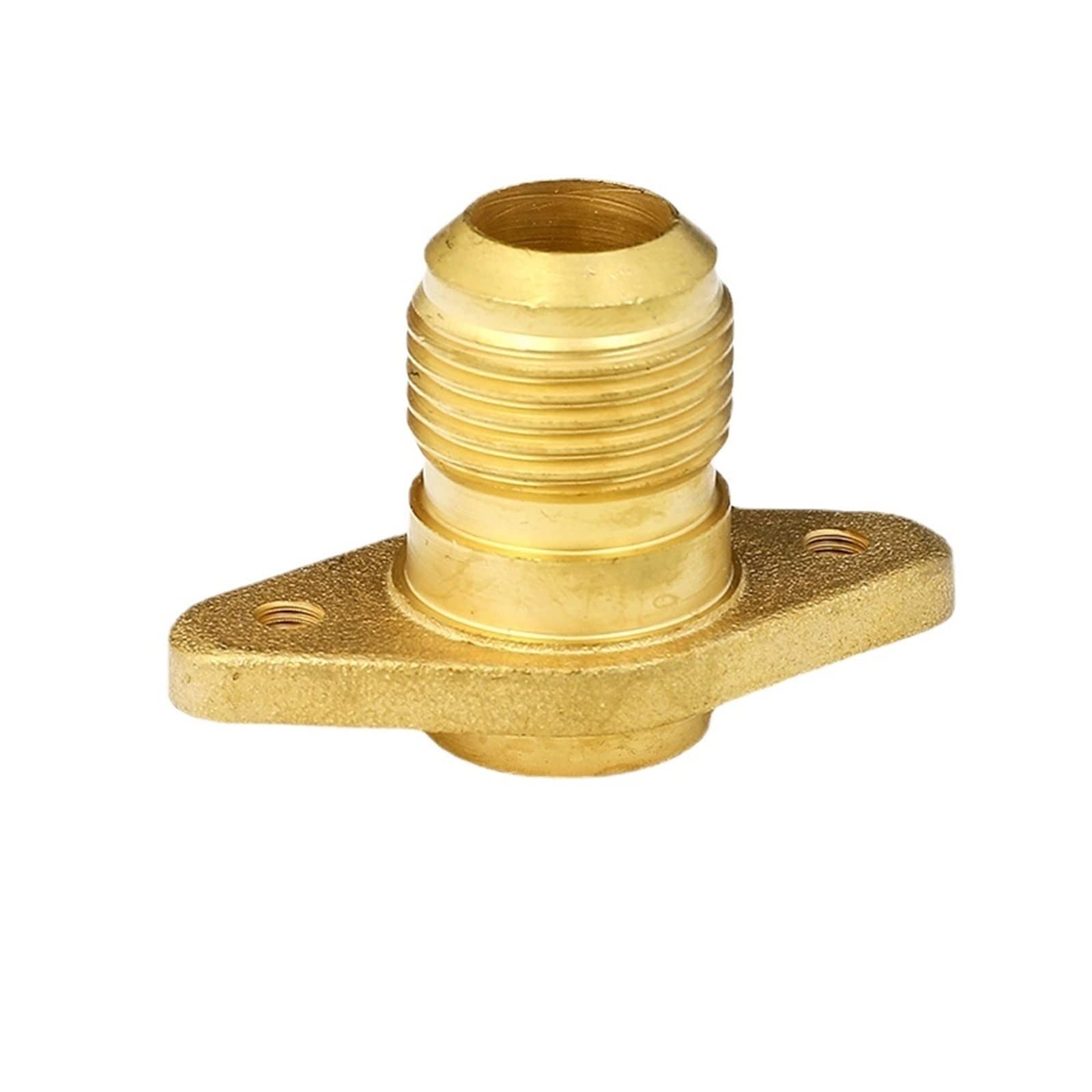 Raccord de raccord de Tuyau à souder for Tuyau évasé avec Base for climatiseur à vanne d'arrêt (Color : 6.35mm 1l4 inch, Size : Without Nut)