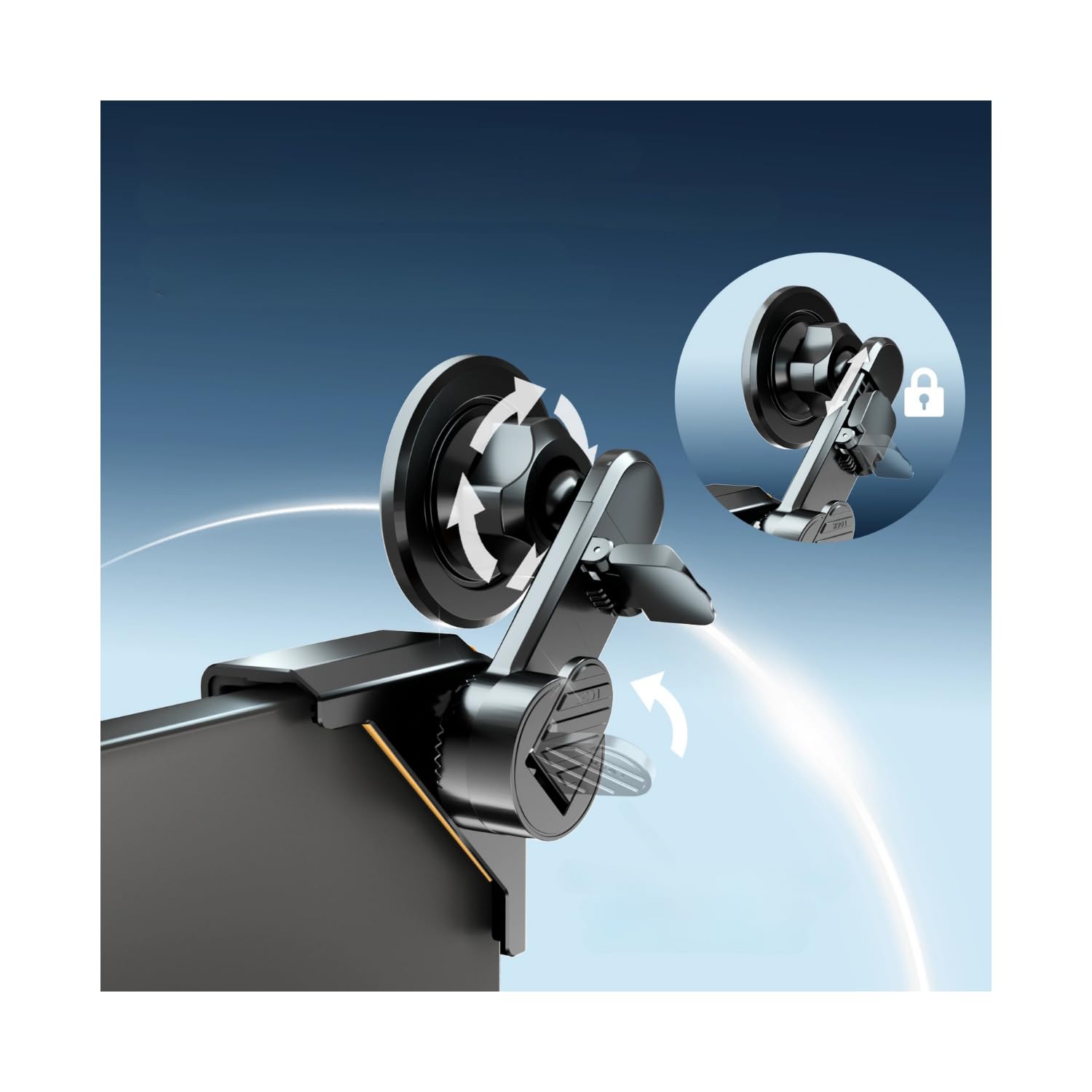 JAYM Tesla Model 3/Y/X/S - Supporto universale per iPhone, Samsung, Android - senza adesivo, anti-caduta, contabili MagSafe e ricarica a induzione