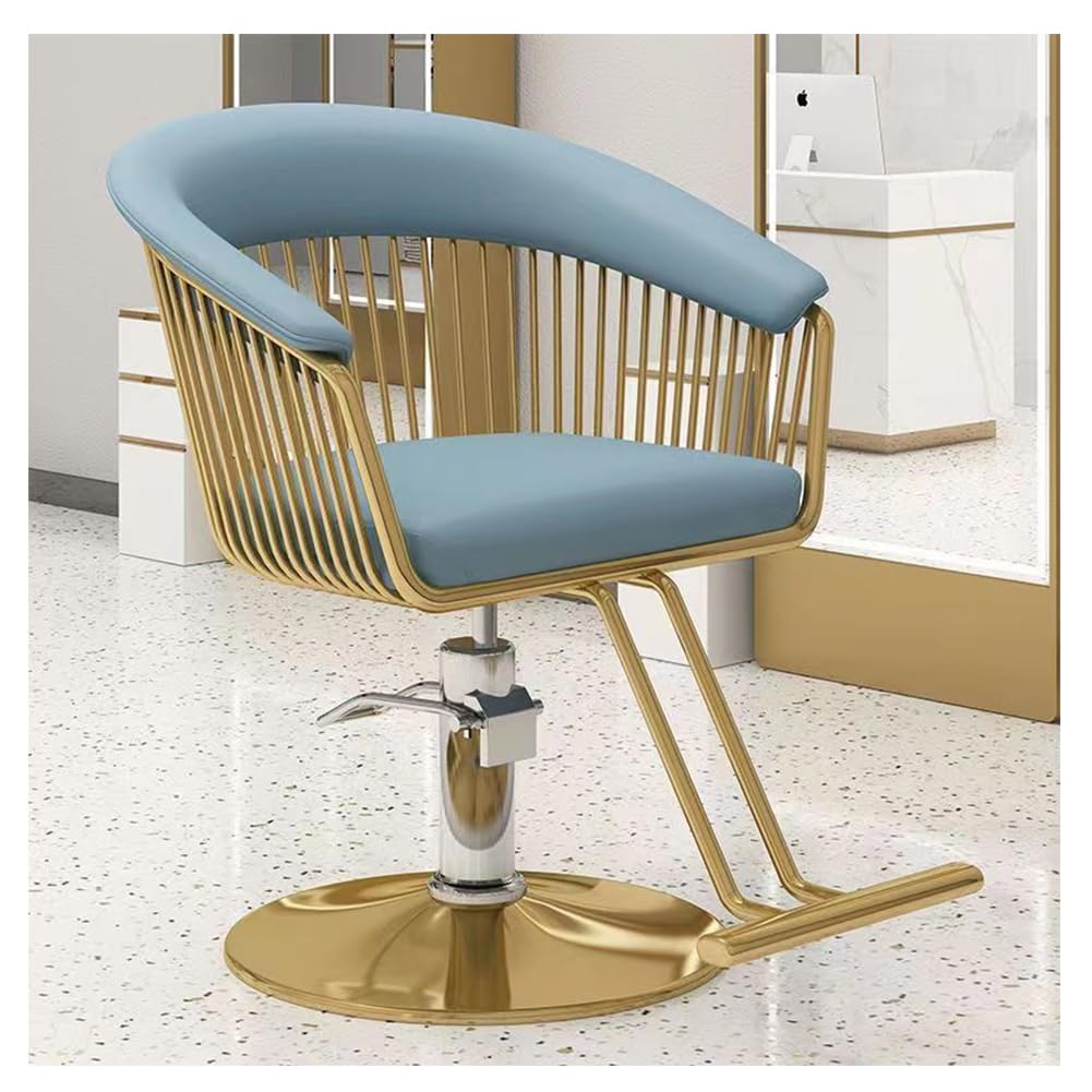 Chaise de salon pivotante ergonomique cuir hauteur réglable design moderne