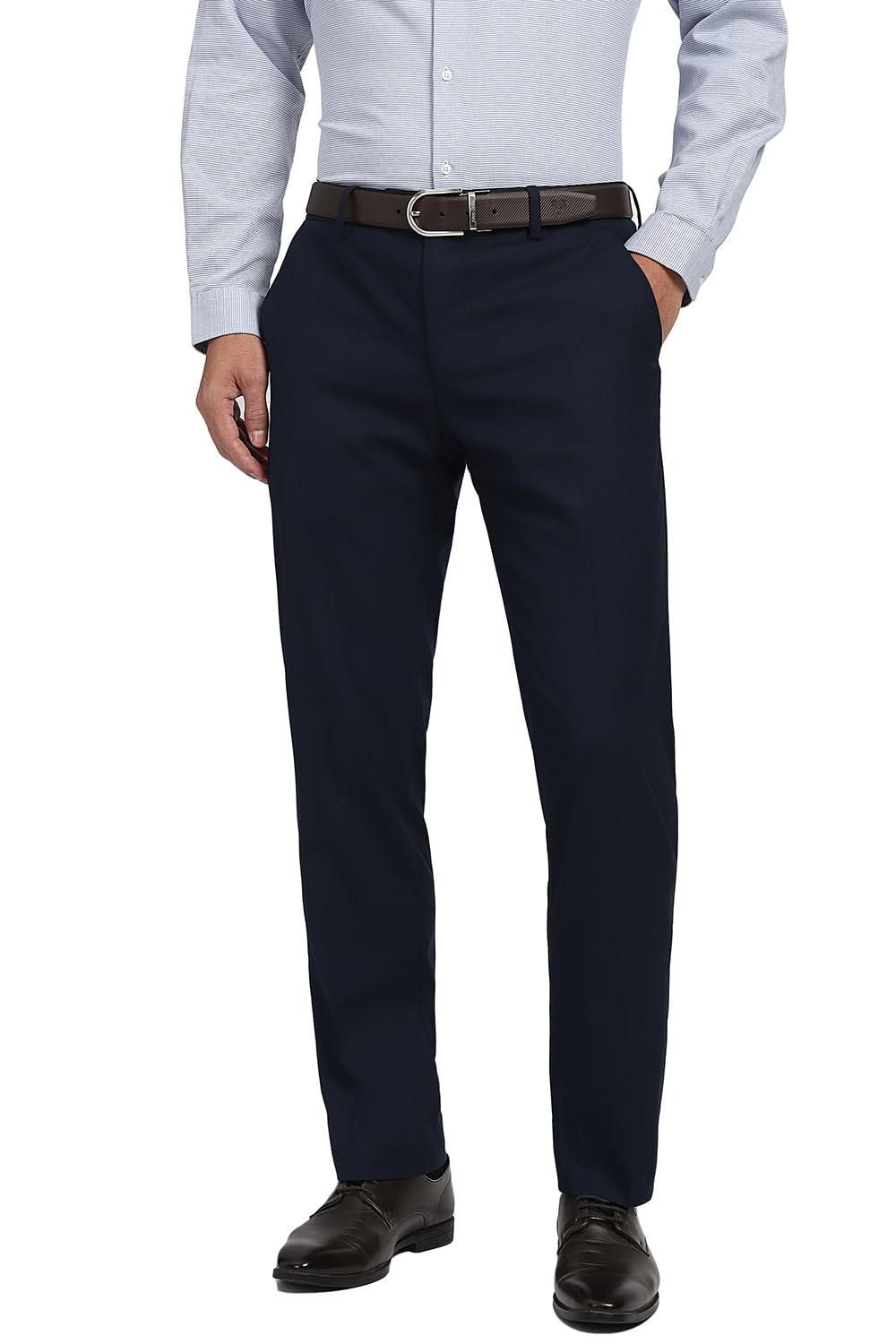 peter england Men's Slim Work Utility Pants-picture-49