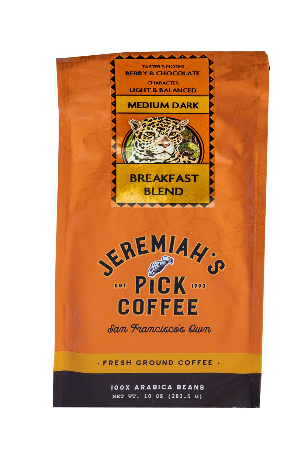 Breakfast Blend - Ground Coffee for Drip - 10oz, Caffeinated