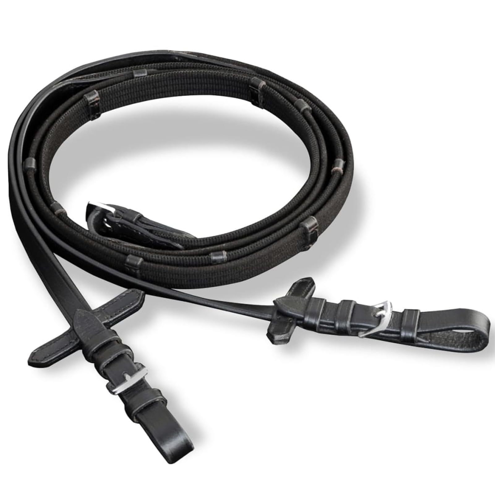 Briglie in Pelle con redini e morso Nero per Cavallino Puledro,Articoli Sportivi,Ricreazione all'aperto,Equitazione,Finimenti per Cavalli,Briglie-90896