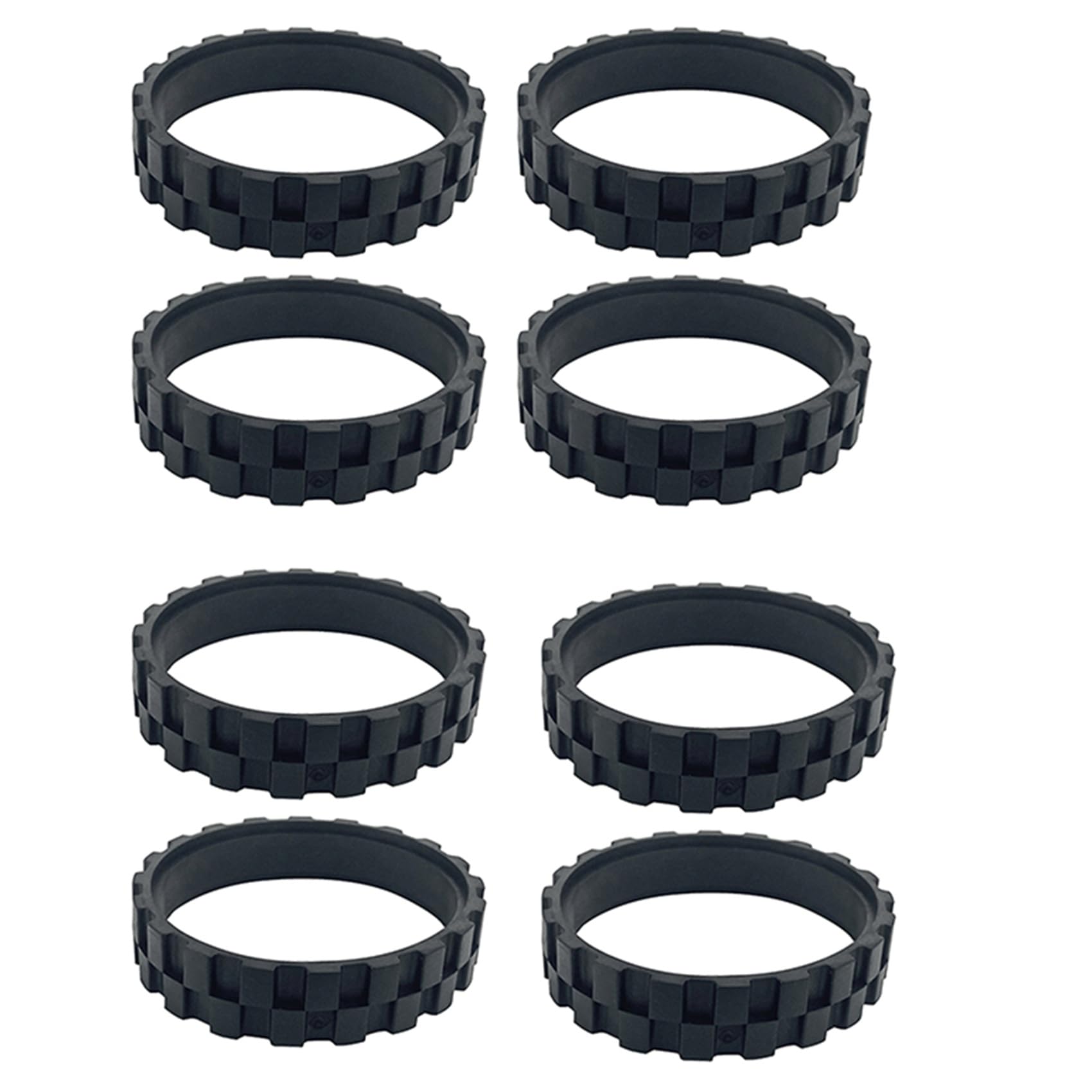 Vjsujehgy 8PCS for S5/T6/T7 Accessories Walking Wheel Tire Skin Replacement Robot Vacuum Cleaner Parts