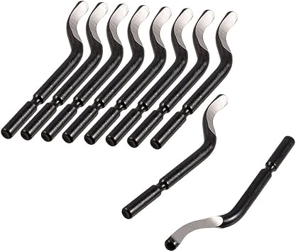 BS1010 S10 Repair Part Deburred Tool Deburring Blades, 10-Piece