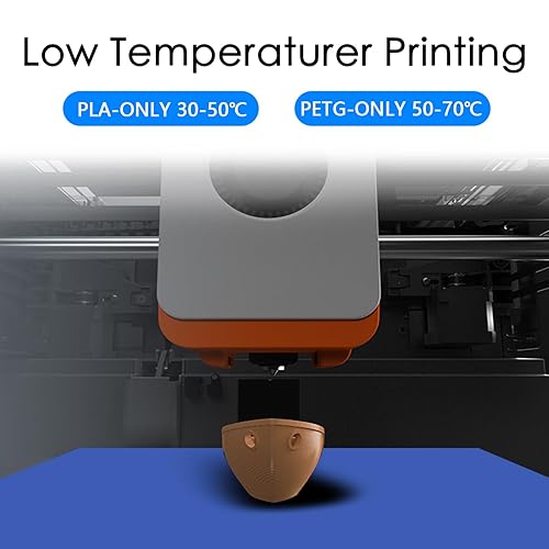 Miniatura 3 de Placa fresca mejorada para Kobra S1 Combo Placa de construcción fría de baja temperatura 10.394 x 10.866 in de doble cara lisa placa de cama PEO