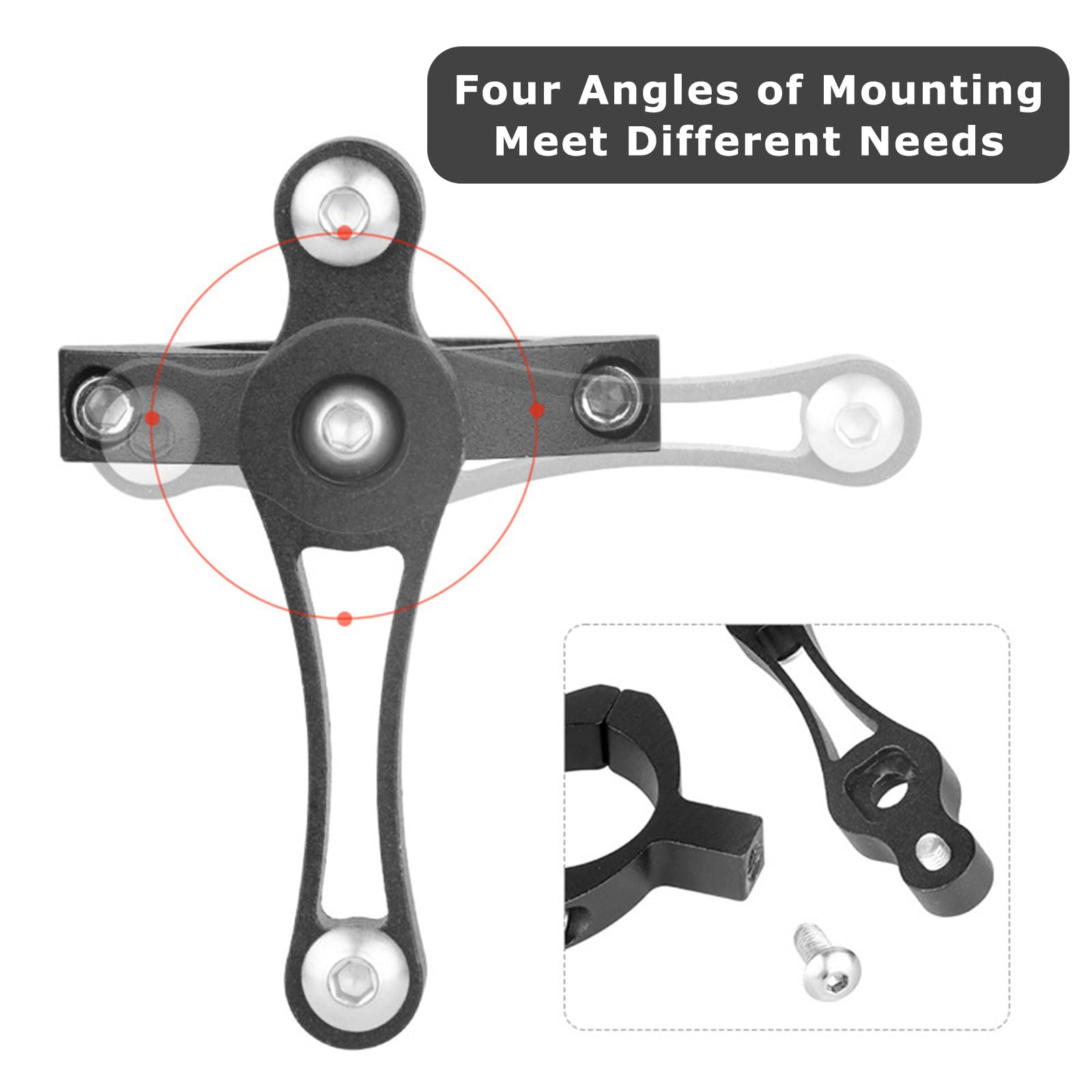 Lot De 2 Adaptateurs De Porte-bouteille Pour Vélo
