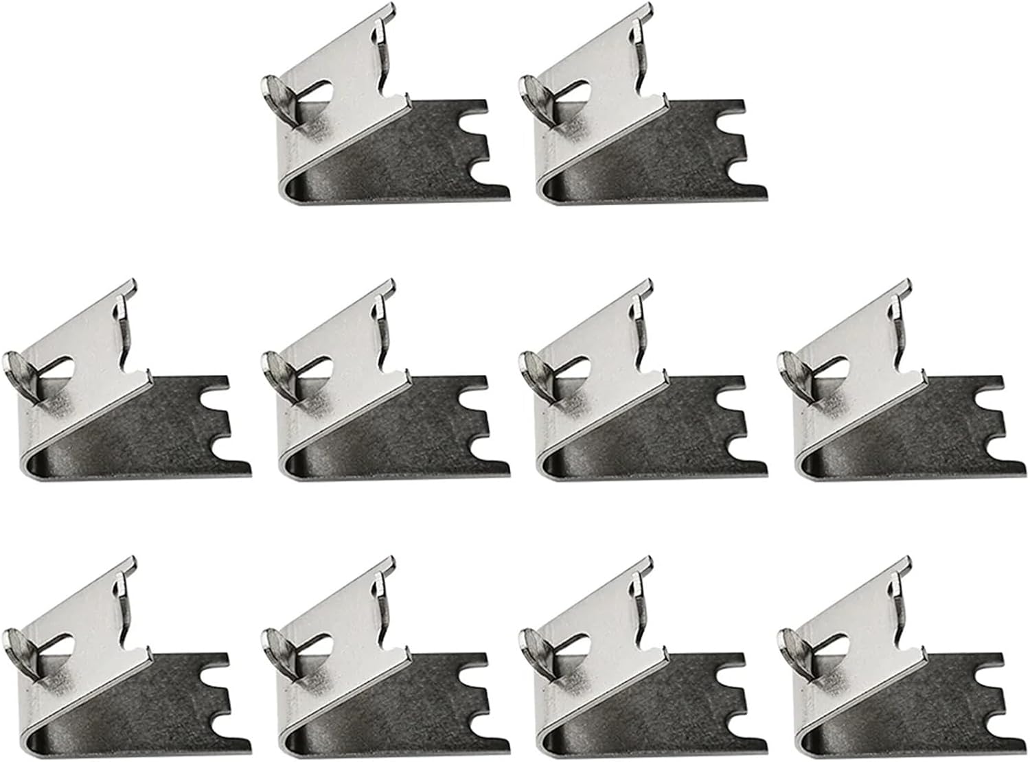 Freezer Shelf Clip 20pcs Freezer Shelf Clips Stainless Steel Support Fridge Heave Duty Hooks Cooler Rack