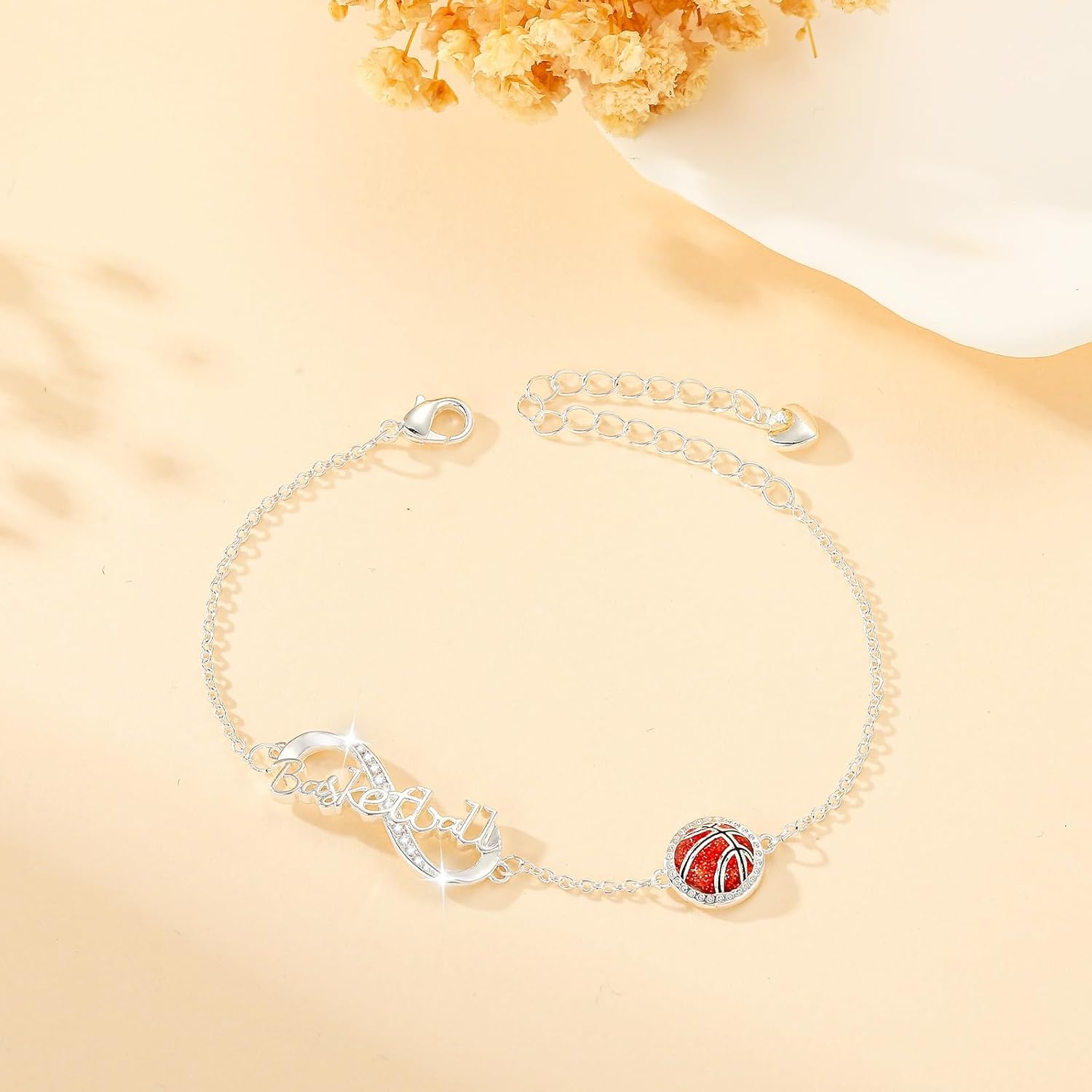 Softball/Soccer/Basketball/Football/Volleyball Bracelet for Girls Women,Sport Infinity Bracelet Birthday Gifts for Teen Girls Players Coach Team - Image 4