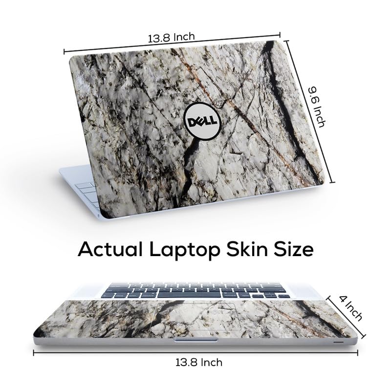 Image of Galaxsia DL231 Top+Wrist Pad Vinyl Laptop Skin /Sticker /Cover for 14 Inches Laptops Laminated-Removable-HD Quality Compatible for Dell (13.8x9.6 Inches)