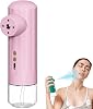 Portable Facial Mister, Handheld Face Humidifier with 30ML Water Tank and 0.3MM Nano Spray, Red Light Skin Rejuvenation Blue Light Acne Removal for Weekends, Travel, and Daily Hydration