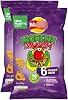 Monster Munch Pickled Onion 6pk x Pack of 2 - Pickled Onion Flavour Baked Corn Snack - No Artificial Colours or Preservatives