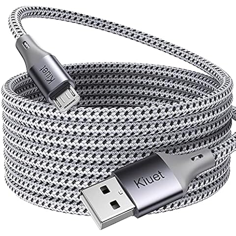 Micro USB Cable 3M, Android Charger Cable, Nylon Braided Micro Charging Cable, Compatible With Samsung Galaxy J7, S7, S6, Kindle Fire, Fire HD tablets, PS4 toll Devices, Sony, HTC, LG, Motorola, Etc … Cover