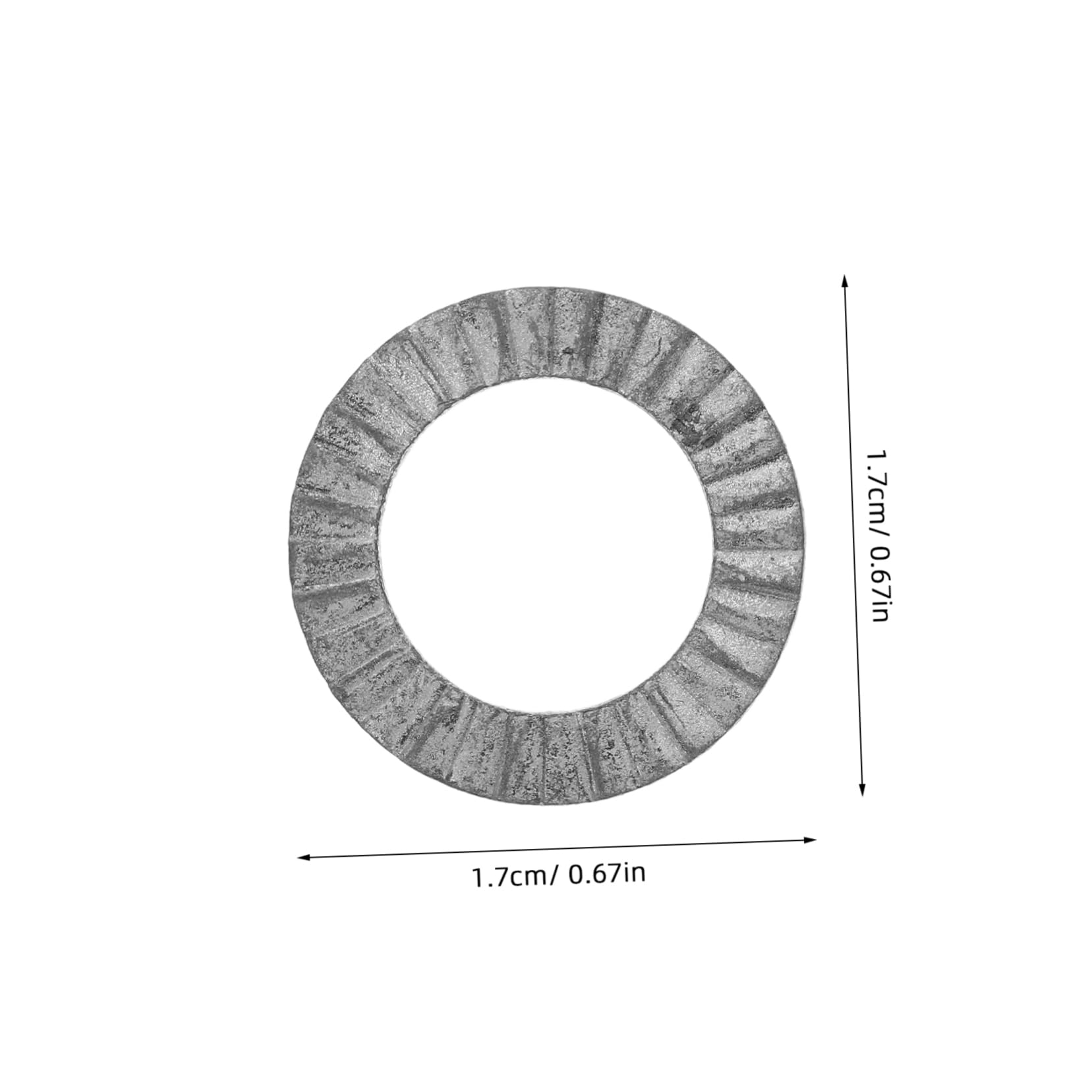 MUCKLILY Secure Locking Washers Set 20pcs M10 Washers Industrial Grade for Bolts Screws Automotive Bike Wheel Axle