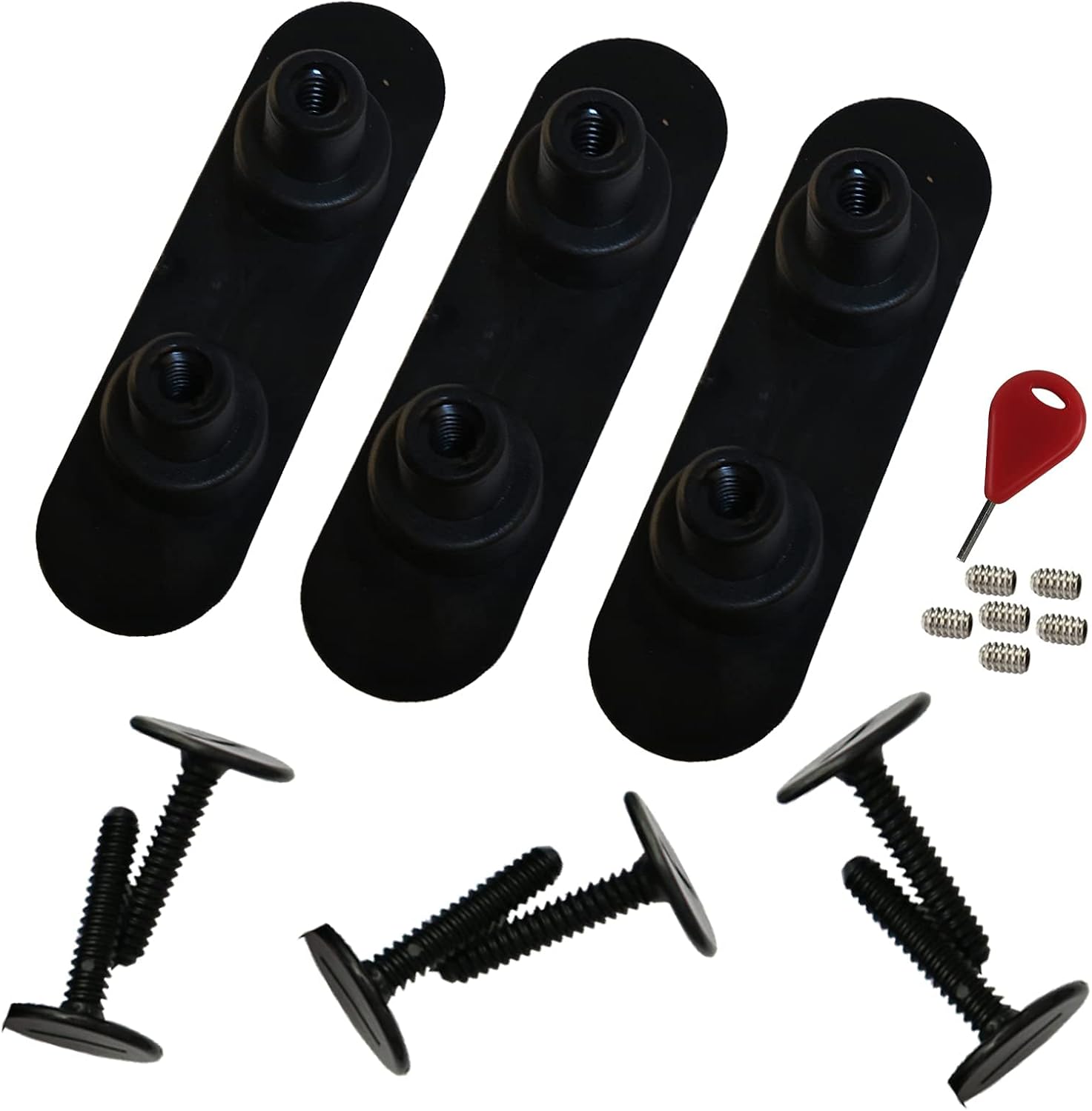 Double Tabs Fins Soft Plug 3pcs for Softboard Soft Top Surfboard Accessories Surfing