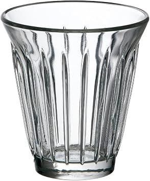 La Rochere Zinc Designer Cup Coffee Glass Mug 19 cl Set of 6