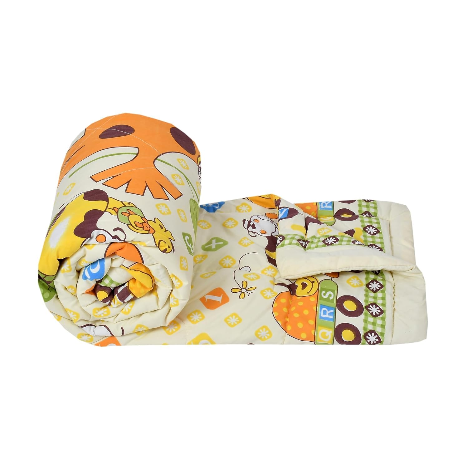 Ritvik Decor Single Bed Cartoon Printed Blankets for Kids | Dohar for Kid Boys & Girls | Glace Cotton Soft Children Comforters | Summer & Winter Blankets (60x90 Inches) (Ziraffe Yellow)| TC - 144-image-45