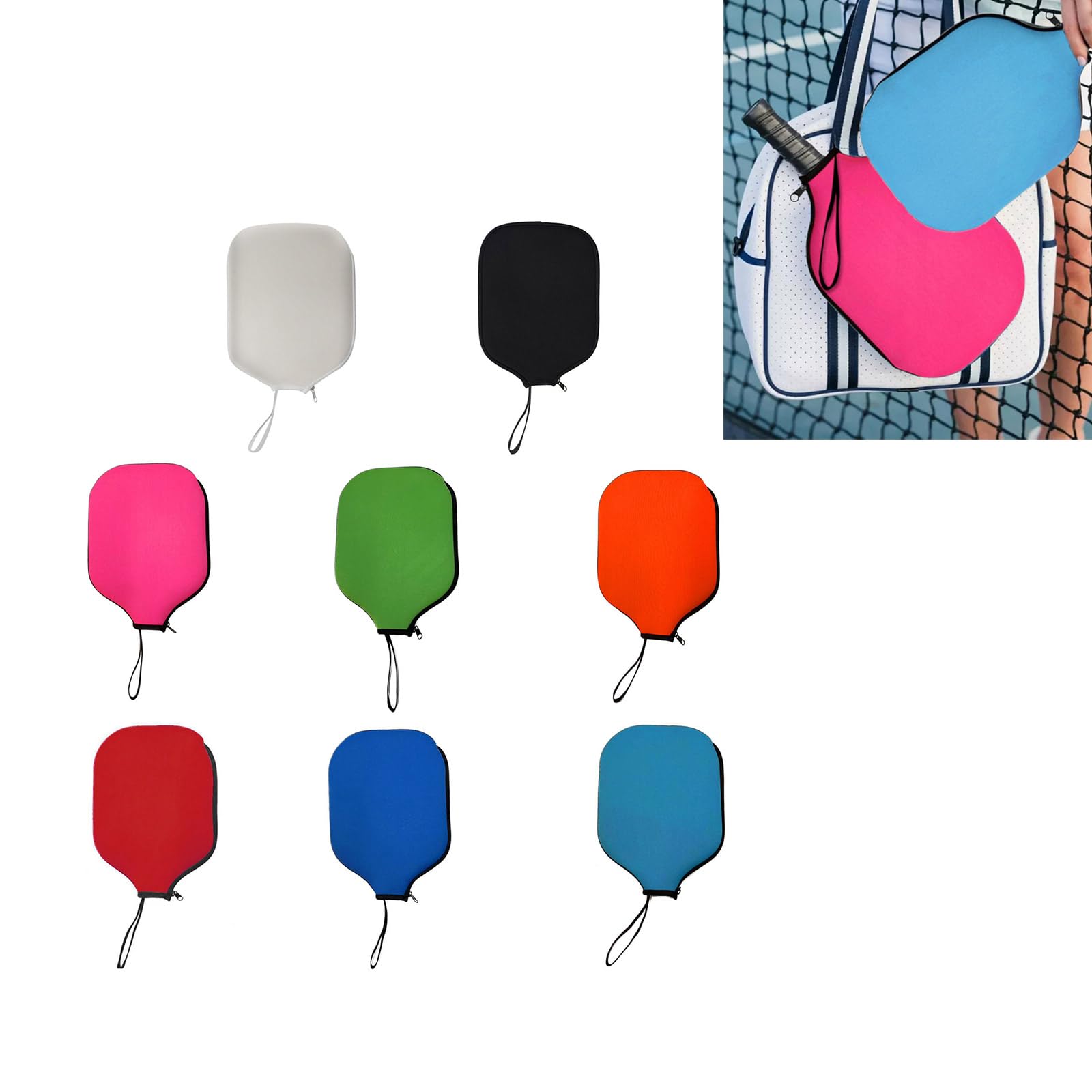 Housse de protection pour raquette de pickleballs