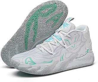 Unisex High-top Basketball Shoes, Non-Slip Rubber Outsole Ideal for Outdoor Training and Games