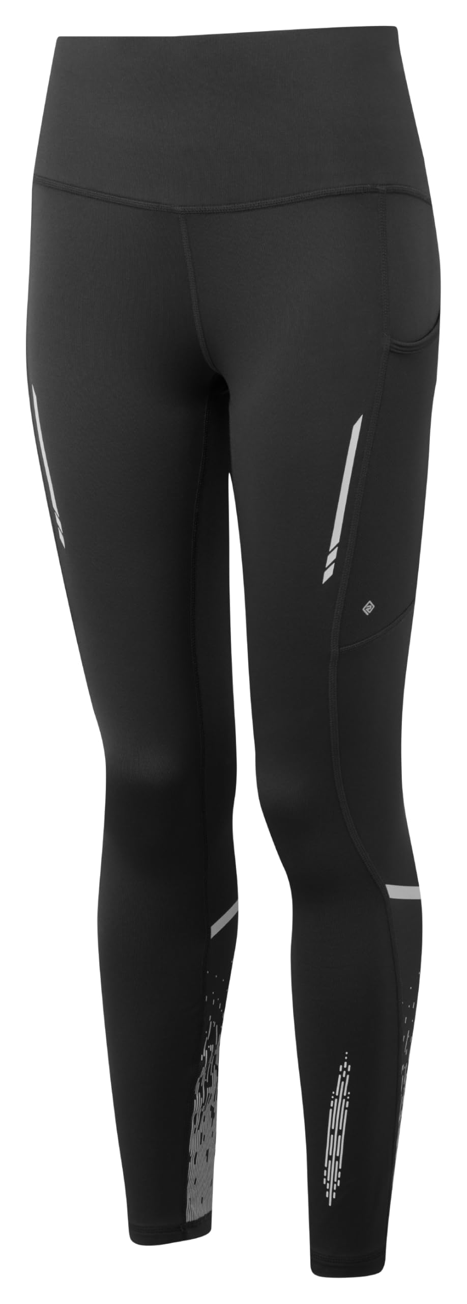 Ronhill Running, Wmn's Tech Reflect Tight, Black/Reflect, 12