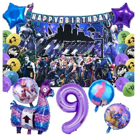 29-Piece Video Game Birthday Decoration Set