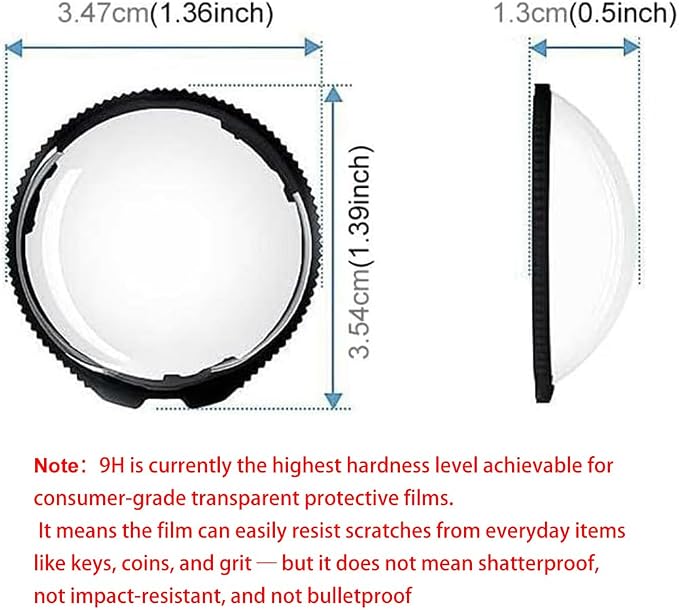 Protector de lente para Insta360 X5, 2 unidades miniatura 2