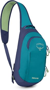Osprey Daylite Unisex Sling, 6L, Blue Spikemoss/Alkaline, O/S