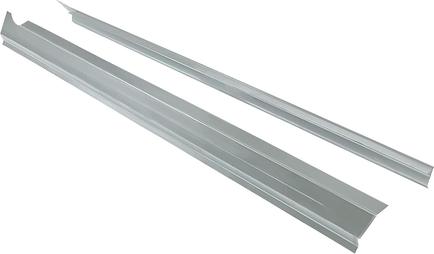 KUAFU Slip-on Rocker Panels Compatible with 2009-2018 Dodge Ram 1500 2500 3500 Crew Cab 4 Door Pickup Truck Rear Doors Driver & Passenger Side