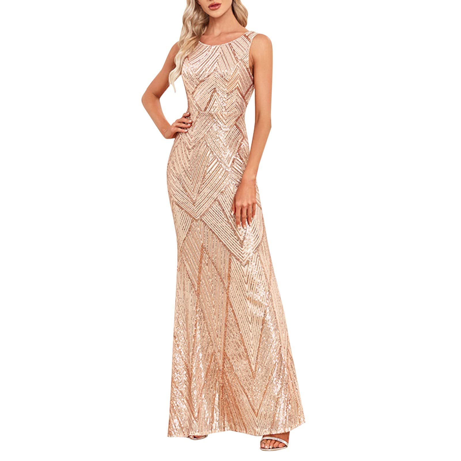 Abito Donna Elegante Ballo Festa Lunghi Y2K Vintage Senza Manica Eleganti Ballo Abiti Bella Cocktail Party Cerimonia Abito da Donna Ruffled Vestito Donna Estivo
