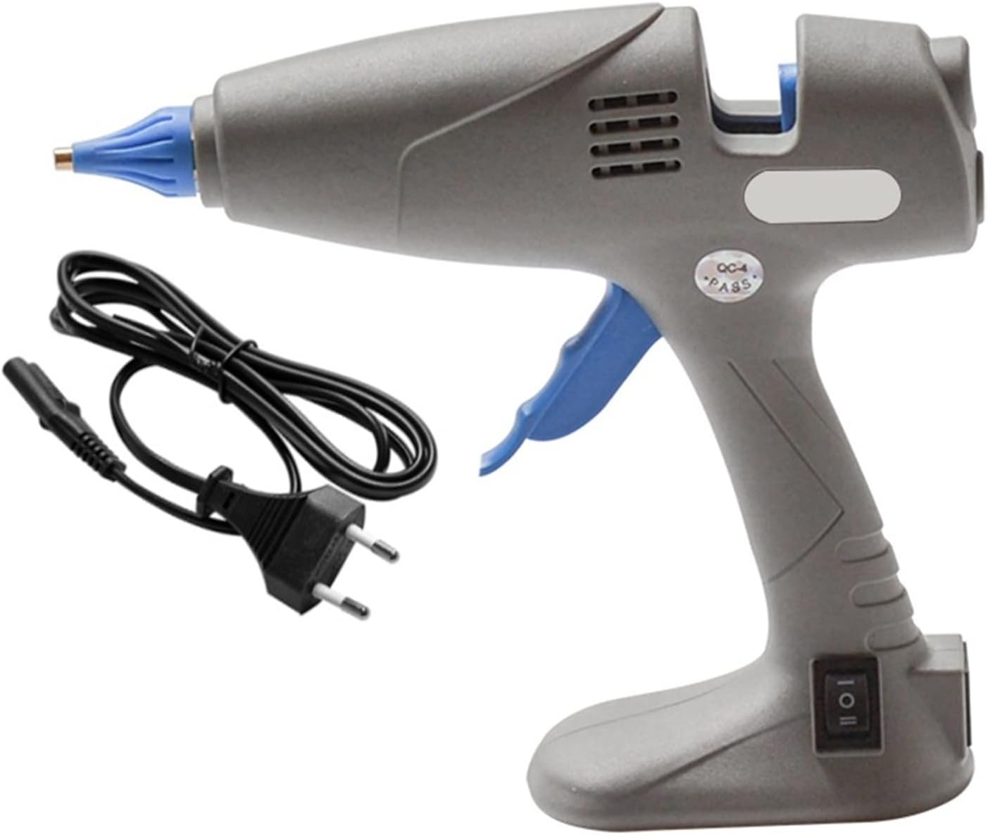 Heavy Duty Glue Guns Hot Melt Glue Gun Machine Dual Power LED Separate Plug-in Type Glue Machine with Melting Glue Gun Stick with 11mm Glue Gun Stick