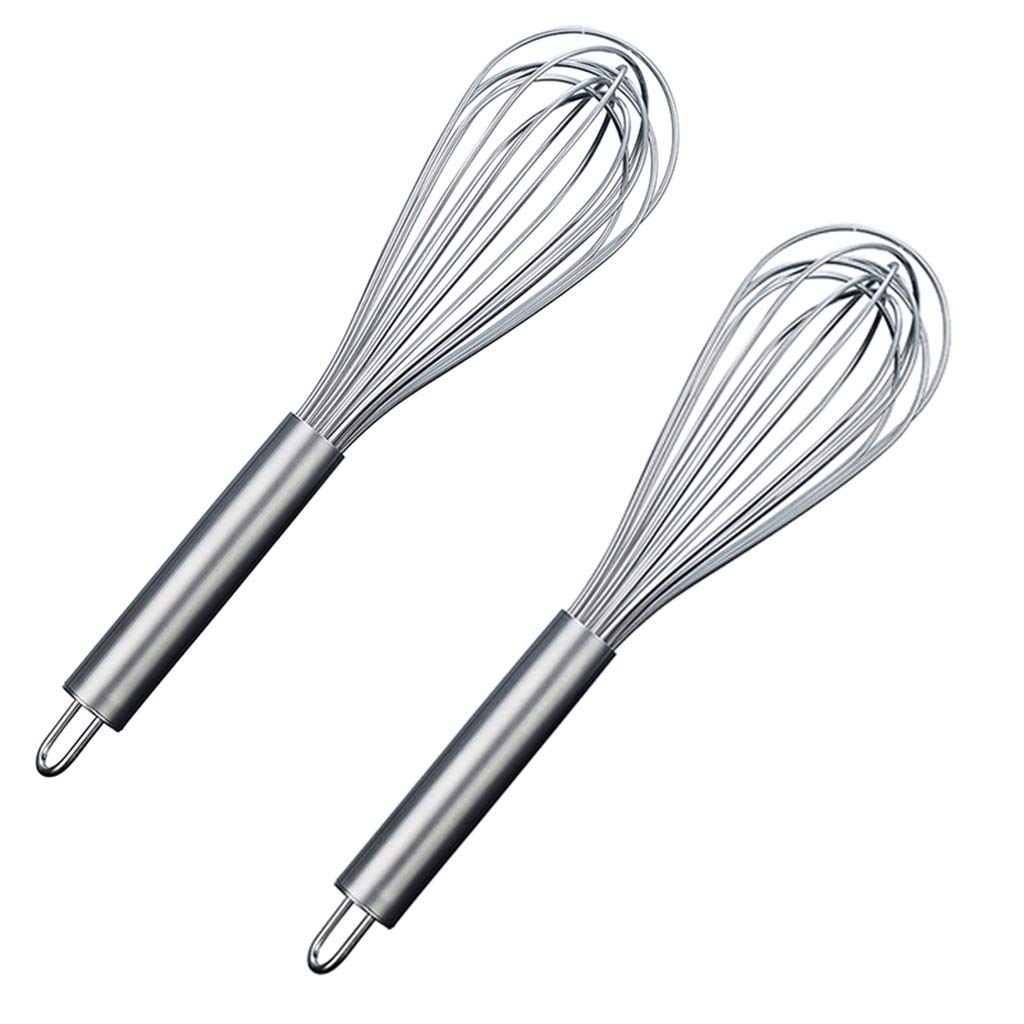 ZHANGXIAO Varillas de batir,Acero Inoxidable Usado for Remover Cocina Herramientas for Hornear Globo Varillas de batir (tamaño : 42×9cm)