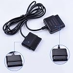 PS2 Extension Cord, 6FT Extender Cable for Sony PlayStation 1 PlayStation 2 Game Console Wired Controller 6FT(1Pack)