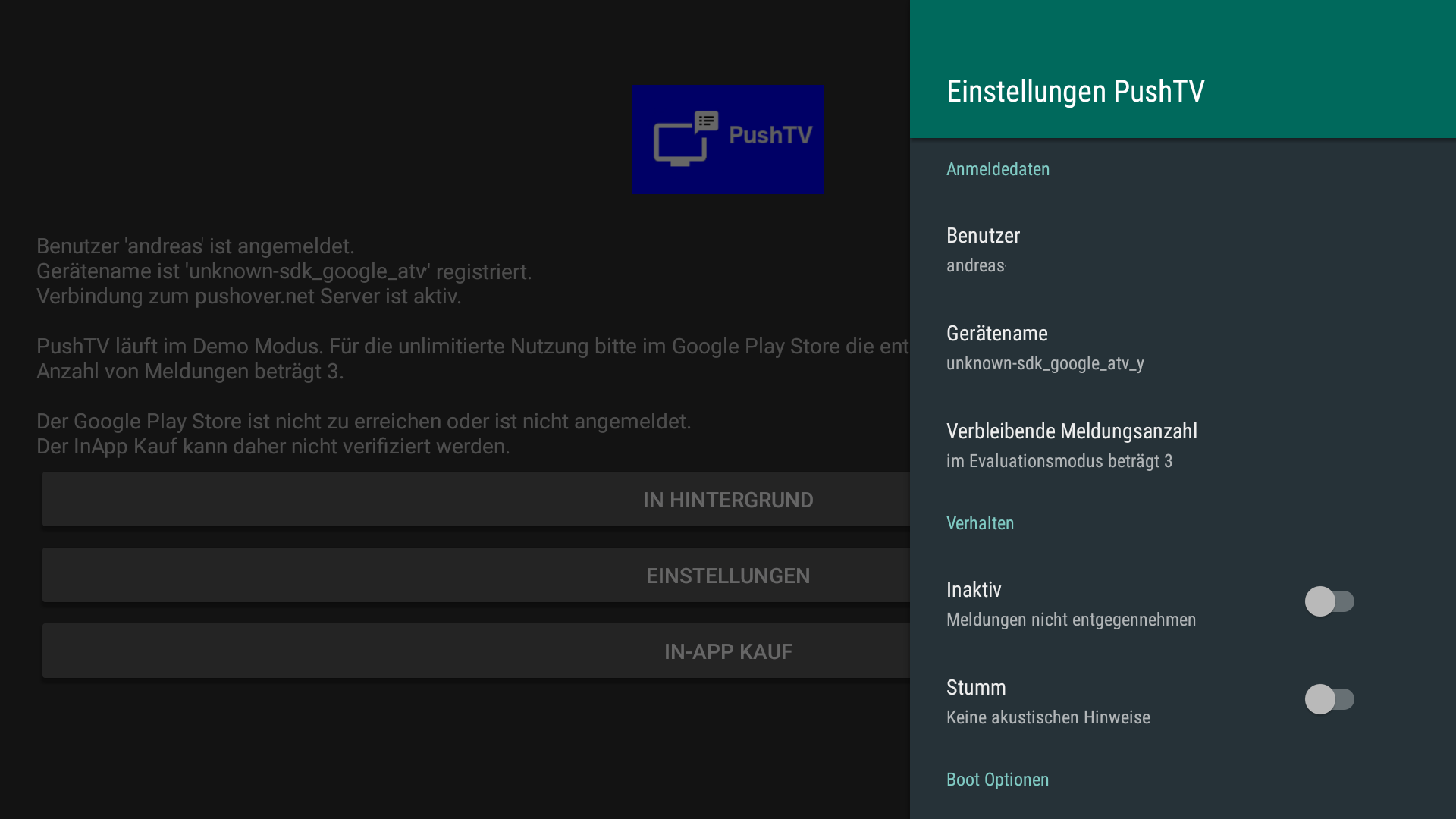 PushTV - Notifications on Fire TV - App on Amazon Appstore