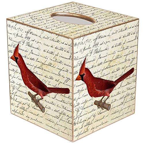 Marye-Kelley TB2705-Cardinal Script Tissue Box Cover