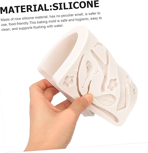 Miniatura 2 de Abaodam Molde de silicona para fondant, molde de silicona para hacer pasteles, molde de resina para fondant, creativo, moldes para hornear, ramas y