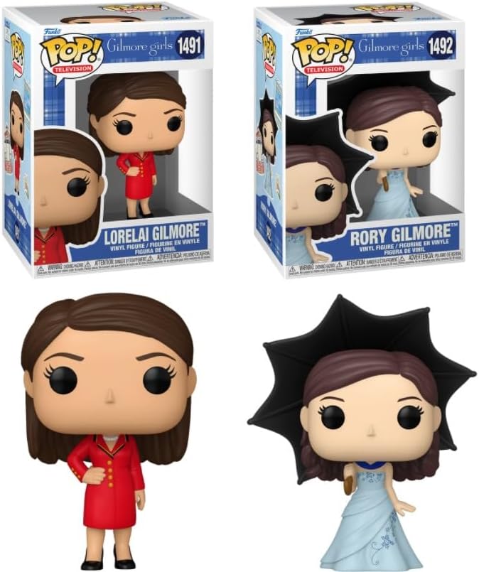 Funko Pop! Television Gilmore Girls Lorelai Gilmore and Rory Gilmore Vinyl Figure Combo, Set of 2
