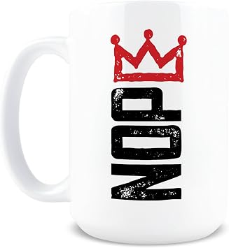 Hogg Nope Mug - No Kings Protest, 15 oz Ceramic Anti Trump Coffee Cup, No Kings Coffee Mug, FDT, Antifa Merchandise, Pro Democracy Gifts, Is He Dead Yet Protest