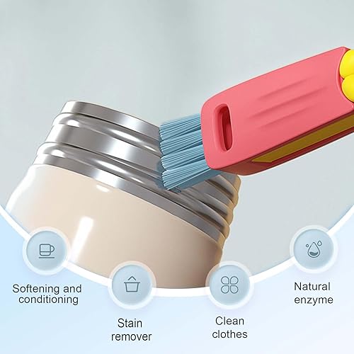 Miniatura 8 de Cepillo de limpieza de tapa de taza 3 en 1, cepillo multifuncional para tapa de botella 2025, cepillo de limpieza de grietas, herramientas de