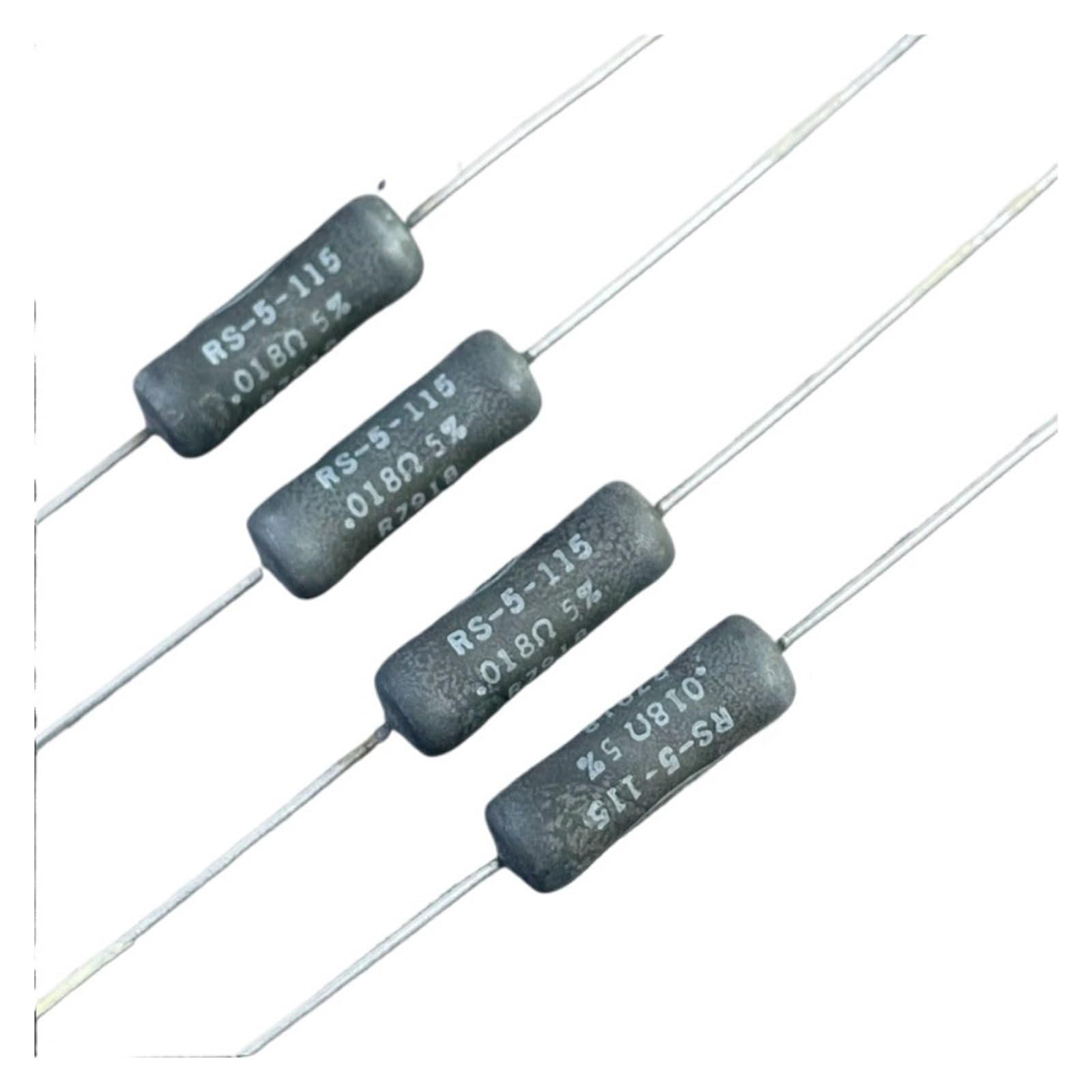 BALYDLUL 4pcs RS-5-115 0.018R 6.5W 0.018Ω resistance