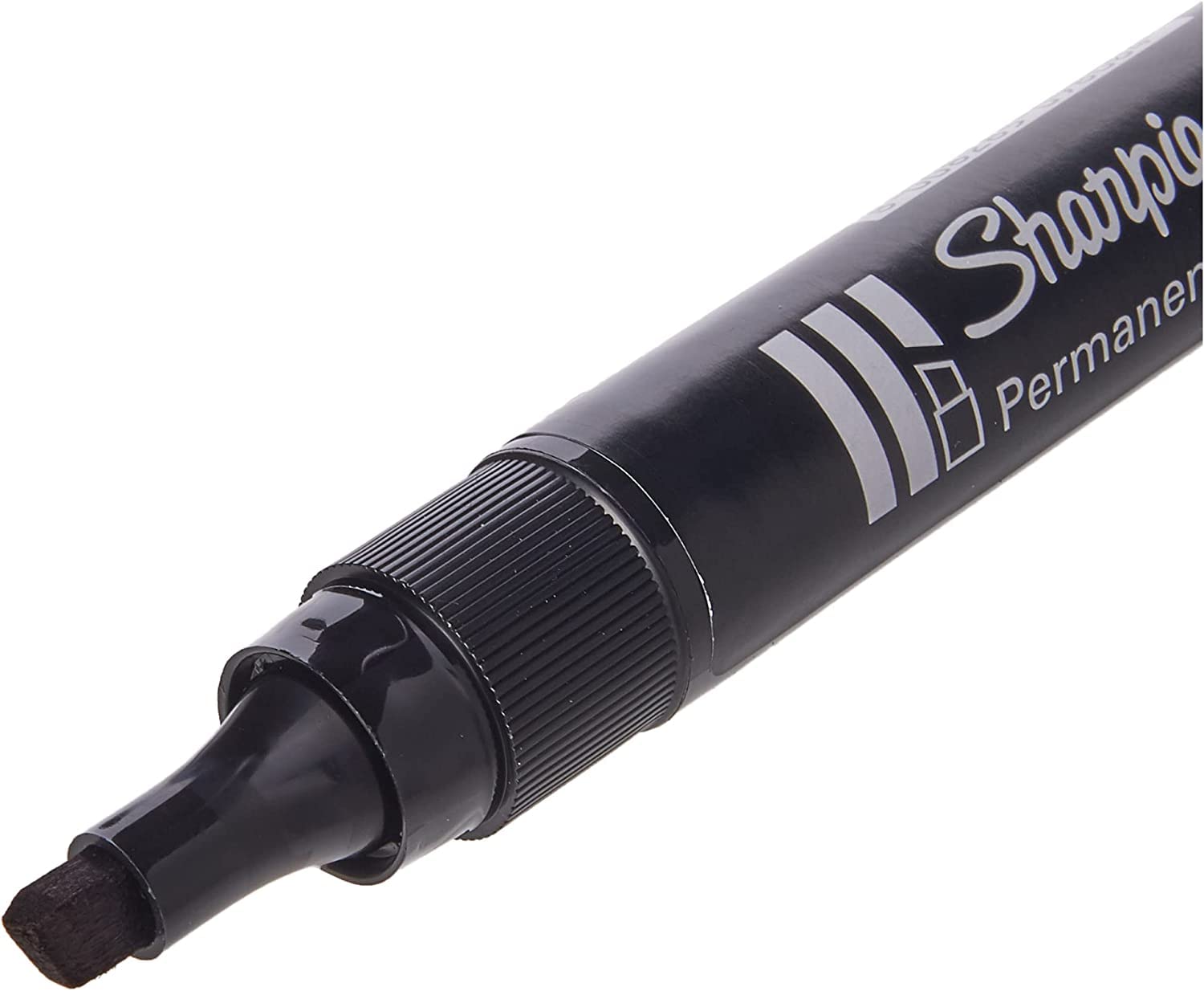 Sharpie W10 Permanent Markers - Chisel Wedge Tip - Black Ink - Pack of 24, 1 count (Pack of 24) - Image 4