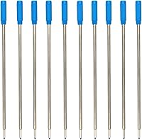 Vista 8 de Gullor Ballpoint Pen Refills, Pack of 10, Length 116 mm, Black Ink